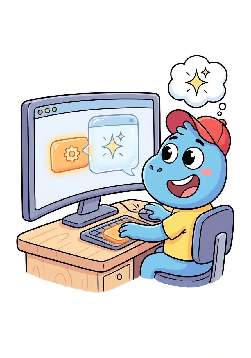 Arlo double-clicked the 'Process' node to edit its properties. A window popped up, allowing him to define exactly what this node would do. He typed in 'Sparkle Generator'.