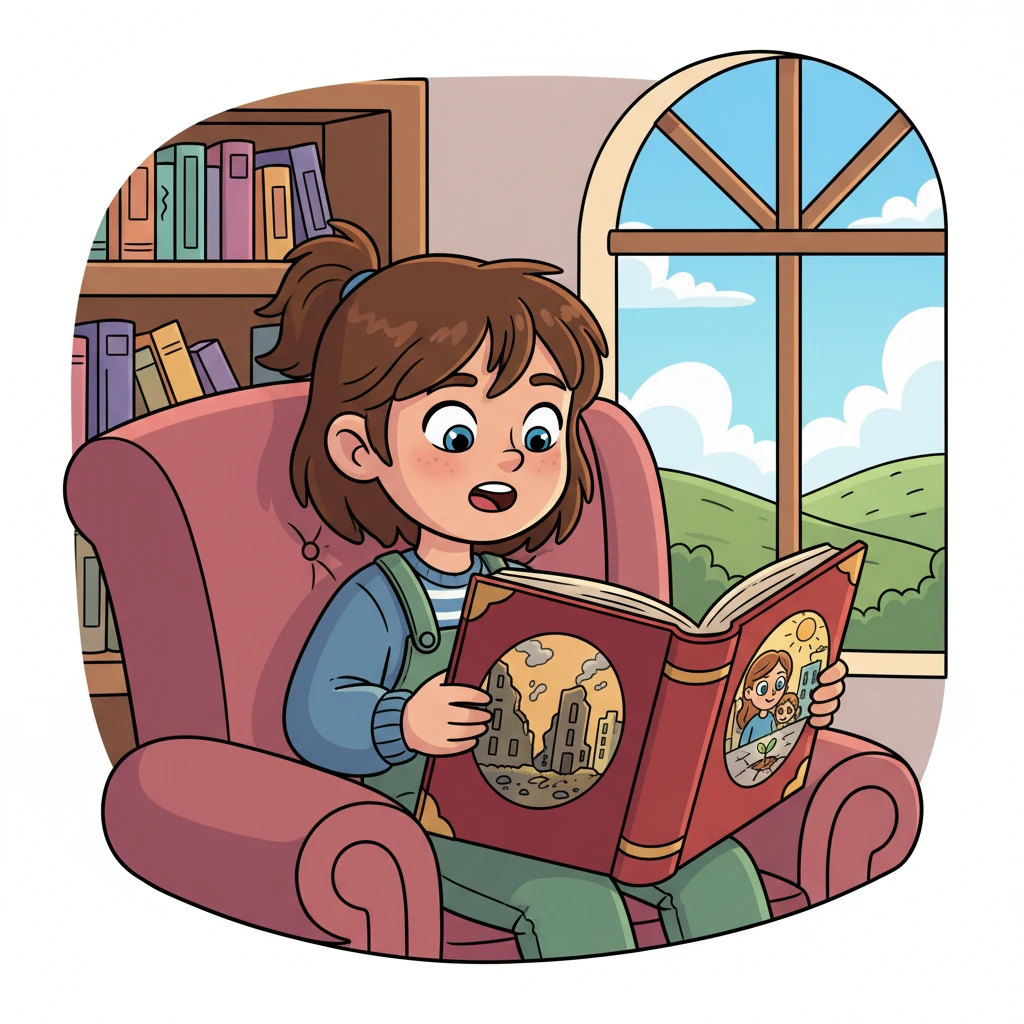 Elara, a bright-eyed student, flips through an old history book, her imagination sparked by images of a post-war Europe. The pictures show cities in ruins, but also a quiet hope flickering in the eyes of the people, wondering how to rebuild a future together after so much conflict.