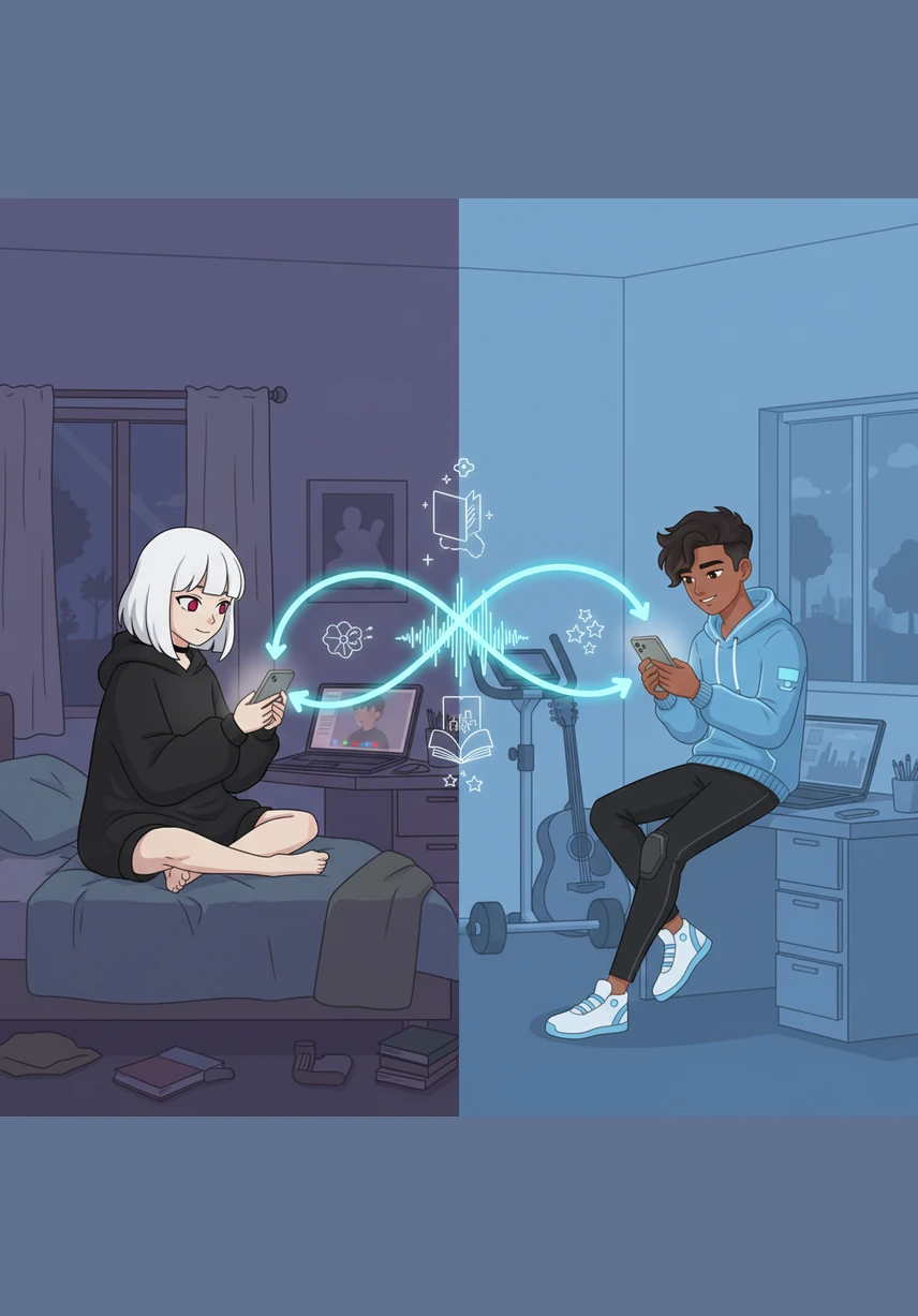 As the school year progresses and the world faces a lockdown, their bond deepens through endless phone calls where they share every secret and dream, evolving from mere classmates into inseparable best friends.