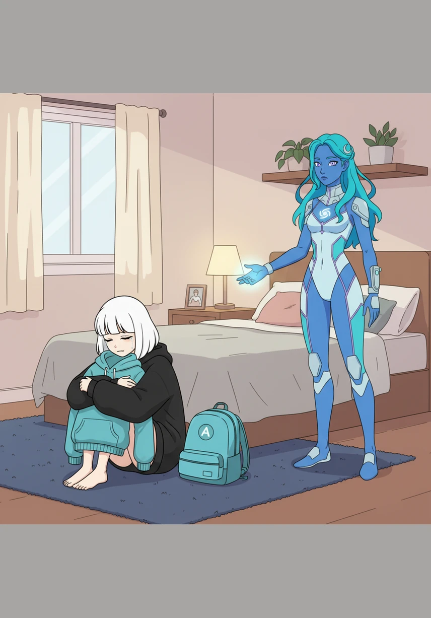 Meera sits quietly in her room, listening as he pours his heart out about his deep love for another girl, while she carefully hides her own feelings behind a smile to protect their friendship.