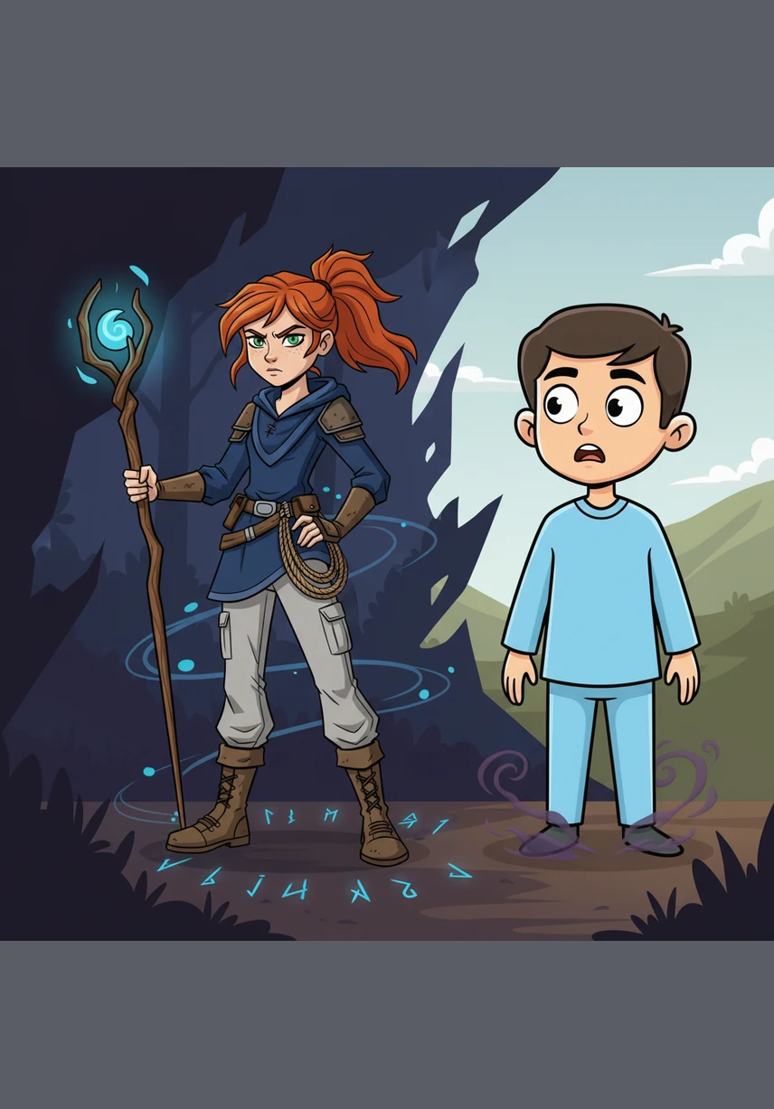 A mysterious girl named Echo appears from the shadows, her clothes made of patched, heavy fabric rather than digital light. She explains that the world he knows is just a vast computer program designed to keep people compliant. She hands him a small, silver key and tells him it is time to choose between the dream and the truth.