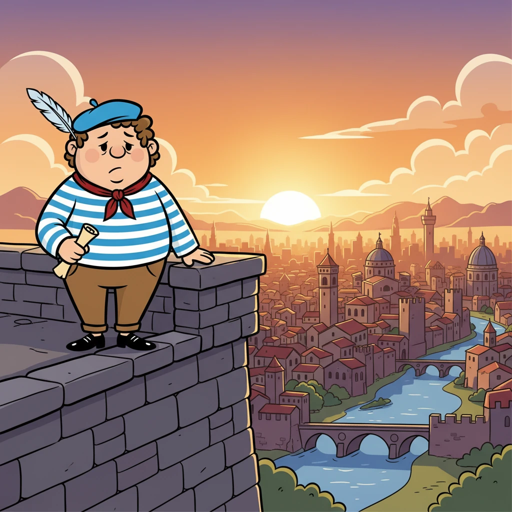 Lorenzo, devenu le véritable maître de Florence, contemple la ville depuis la même hauteur qu'au début. Le soleil se couche, éclairant un royaume qu'il a conquis, mais à quel prix ? Le pouvoir est à lui, mais la solitude est son fardeau.