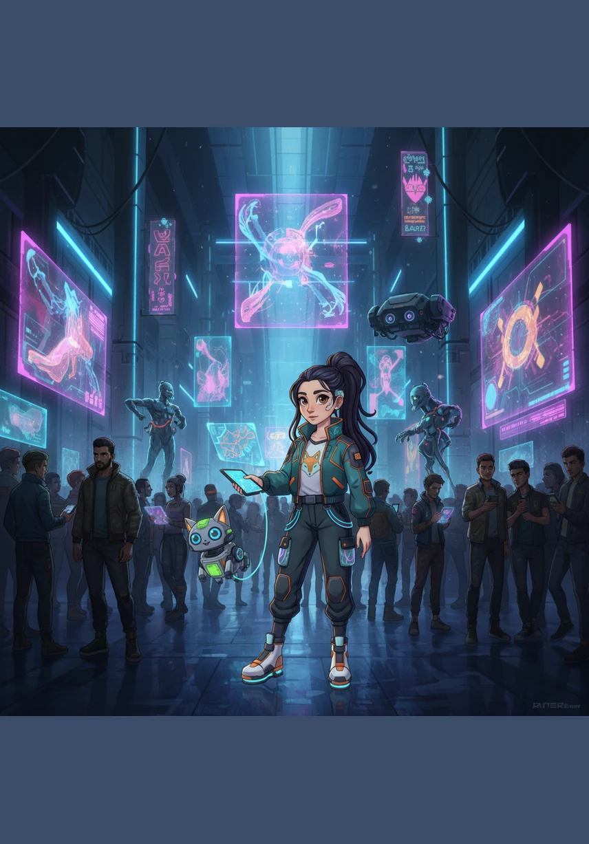 In a crowded gallery, Elara gazes at a man who radiates light, her heart reaching out in a silent, hopeful plea. He smiles at the world but never truly sees the depth of the devotion blooming in her quiet gaze, marking the beginning of another cycle of hope.