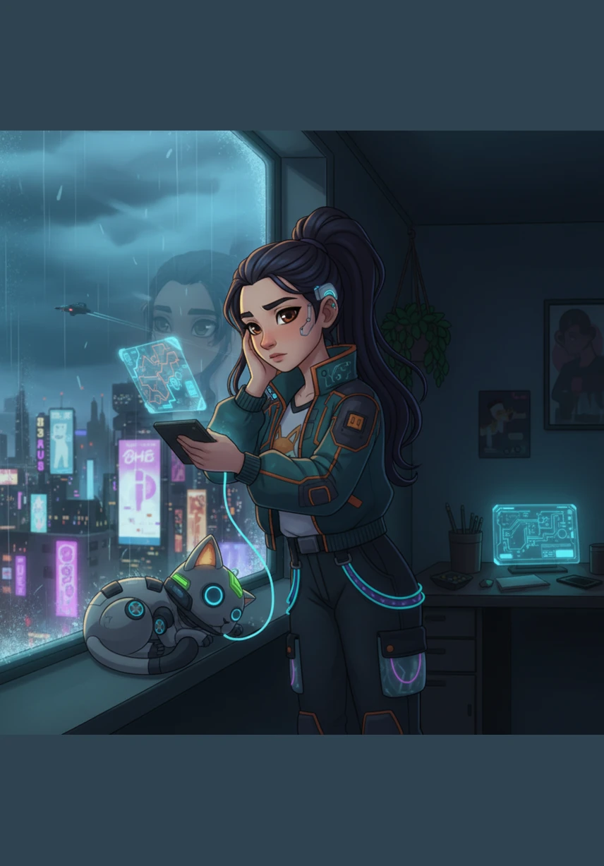 Back in the solitude of her home, Elara leans her head against the cool glass of a window, feeling a tiredness that settles deep within her bones. She is weary of the cycle of hope and the exhausting task of rebuilding her spirit from the fragments of vanished dreams.