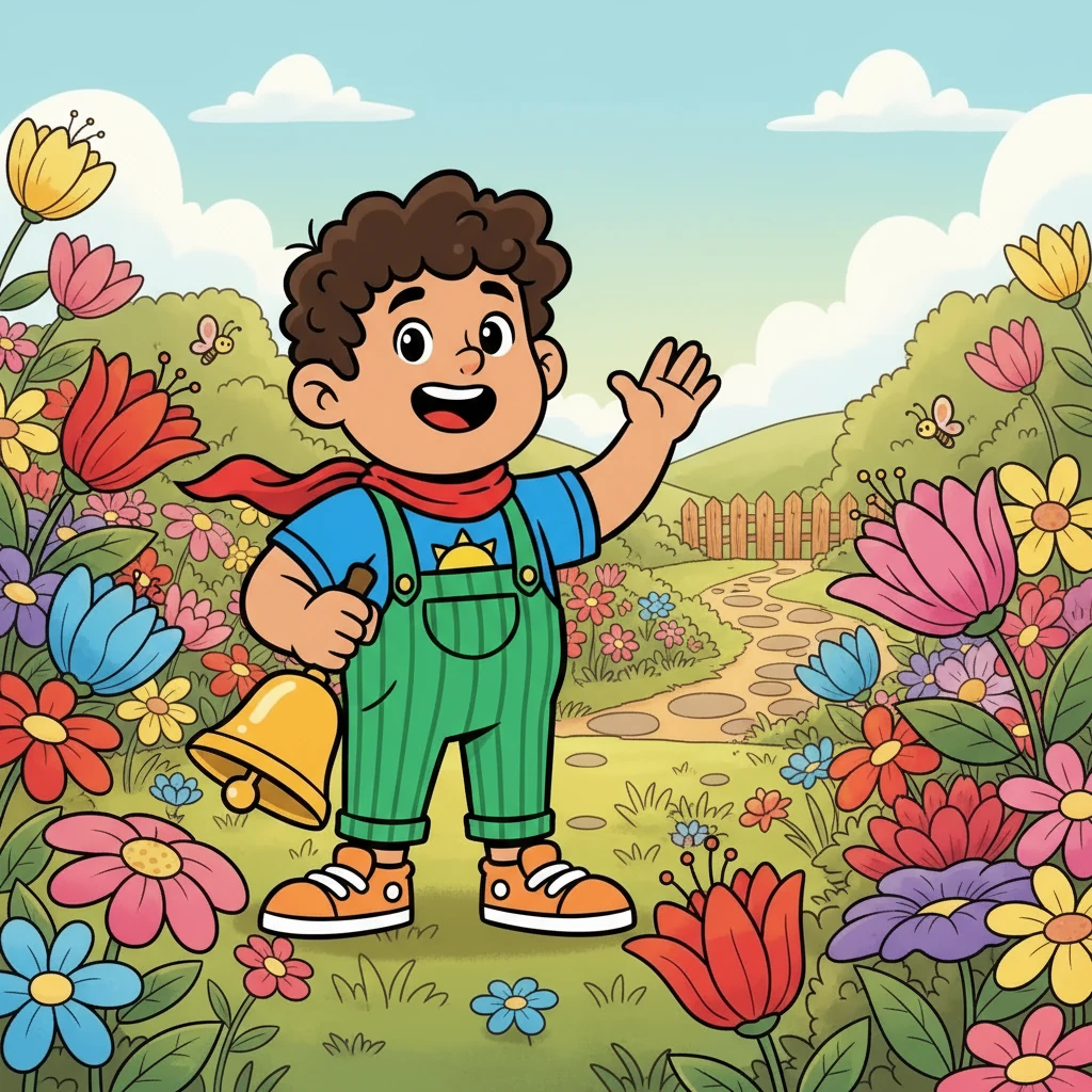 Venturing outside, Naitvik approached a garden filled with vibrant flowers. They swayed gently in the breeze, their petals opening in a welcoming gesture. Naitvik greeted them with a sweet 'Good Morning, Flowers!'
