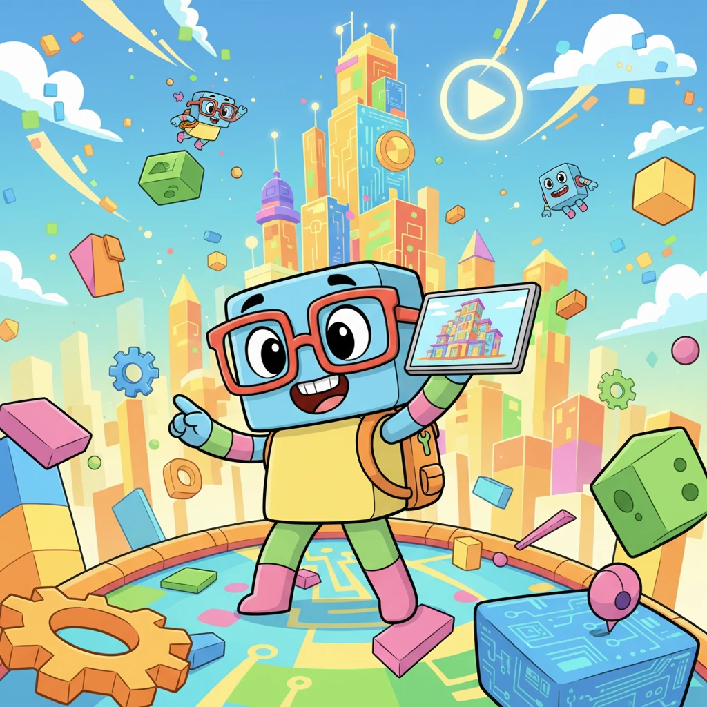 Blox's Building Bonanza - adventure