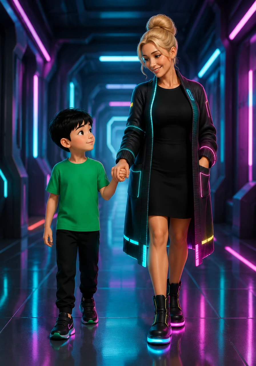 Every morning at exactly 10:30 AM, Ms. Simonson would stand at the end of the long hallway with a bright, welcoming smile. She would reach out her hand, and Aiden would take that warm hand to walk slowly toward the classroom together. That short daily walk became a steady source of courage that helped Aiden step into his new world.