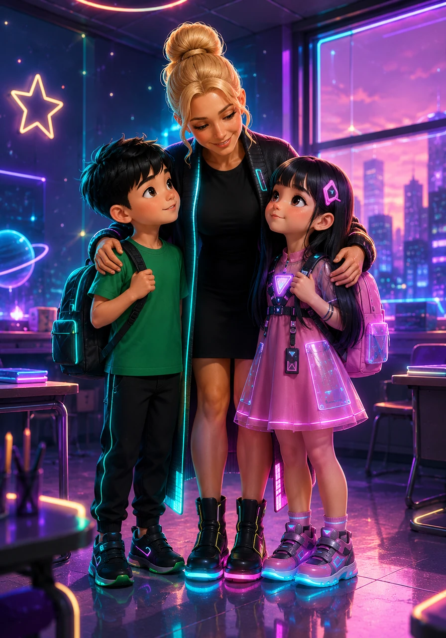 When June arrived, it was time for Ayla to say goodbye to Ms. Simonson's classroom, a place where she had learned to express herself freely. This tender journey of a teacher and two children showed that under the wings of love, everyone can learn to shine brightly at their very own pace.
