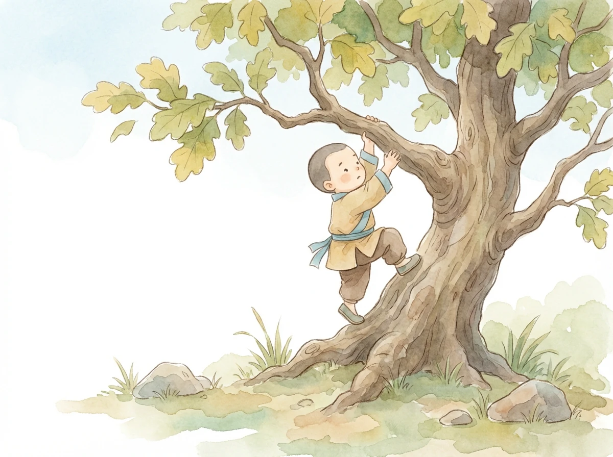 乐乐来到河边,不知道河水有多深。他先问了老牛伯伯,老牛伯伯说河水很浅。他又问了小松鼠,小松鼠说河水很深,会淹死小马的。