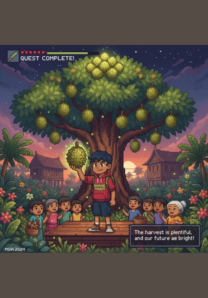 Akhirnya, Adam memahami bahawa tanggungjawab individu dalam pembangunan negara bermula dengan penggunaan ICT yang bijak. Dia bertekad mengekalkan budaya bangsa sambil terus memacu kemajuan dalam era globalisasi ini.