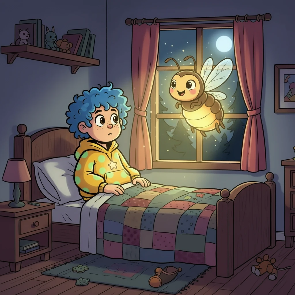 Bir gece, Ümame yine korkularıyla boğuşurken, odasına parlak bir ışık sızdı. Işığın kaynağı, penceresinin önünde beliren sevimli bir ateş böceğiydi. Ateş böceği, Ümame'ye gülümsedi ve onu bir maceraya davet etti.