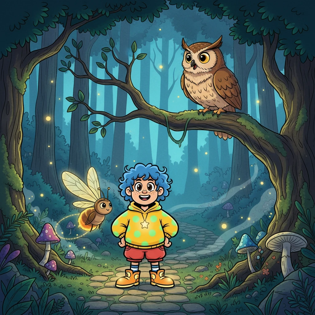 Ormanda ilerlerken, Ümame ve ateş böceği, konuşan bir baykuşla karşılaştılar. Baykuş, Ümame'ye korkularının üstesinden gelmenin yolunu gösterdi: Onlarla yüzleşmek ve onları anlamak.