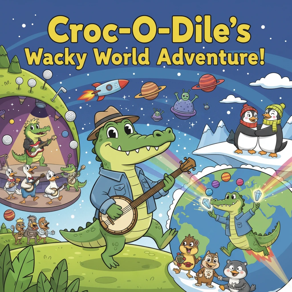 Croc-O-Dile's Wacky World Adventure! - adventure