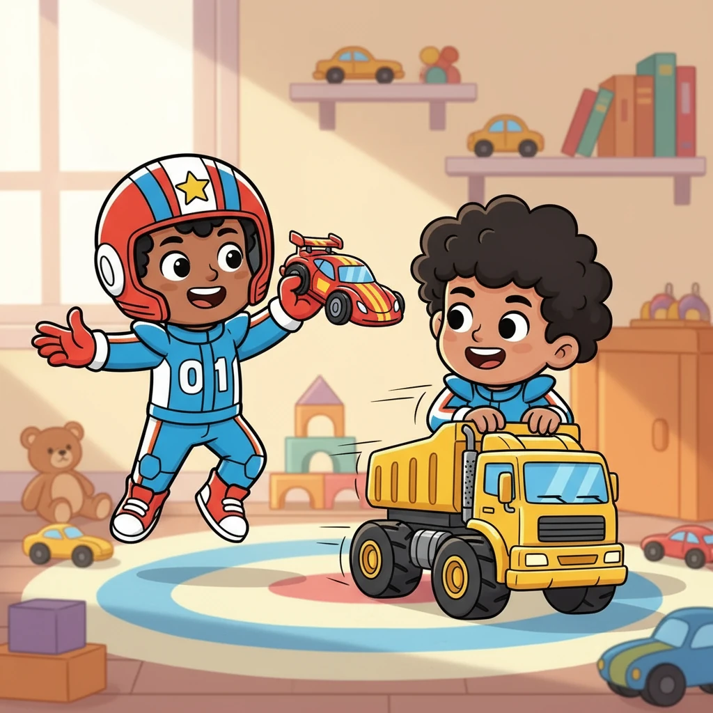 Micah and Blaize's Mega Race - Friendship stories