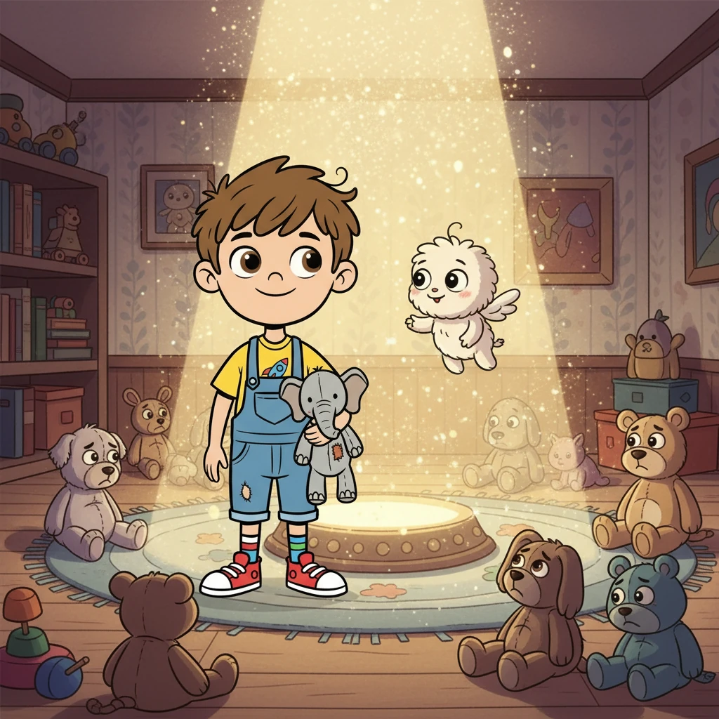 Puffletop explained that the toys were upset because of the arguing. He told them about the Friendship Light, which only shines when siblings work together. The light needed their teamwork.
