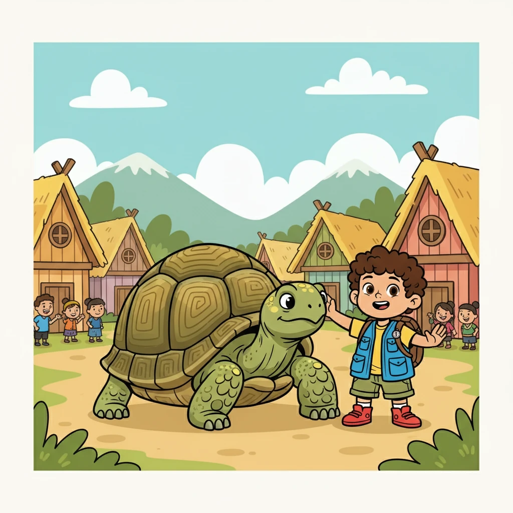 Mendengar tentang bahaya itu, kura-kura itu kembali. Dengan keberanian yang luar biasa, dia berdiri di hadapan gergasi, siap untuk melindungi orang-orang yang pernah memusuhiinya.