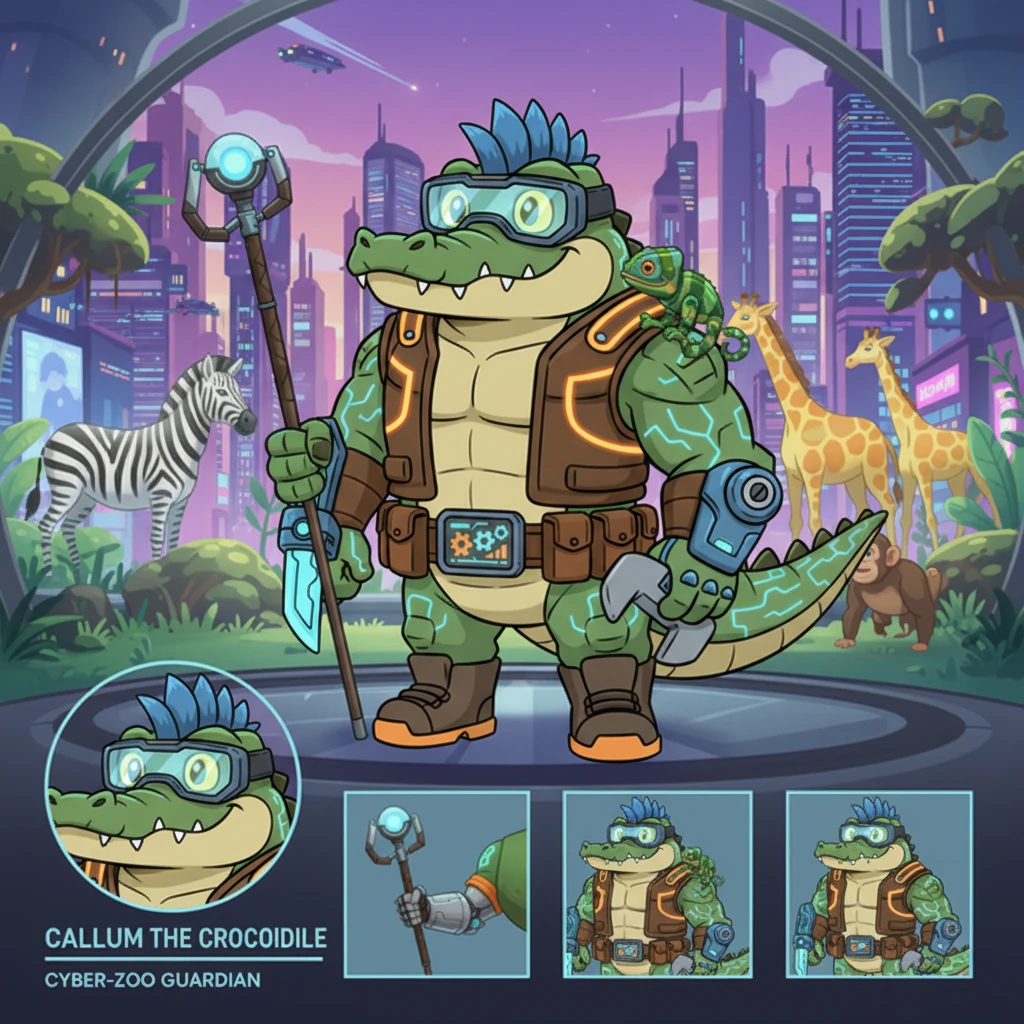 Callum’s Cozy Crocodile Home - animal