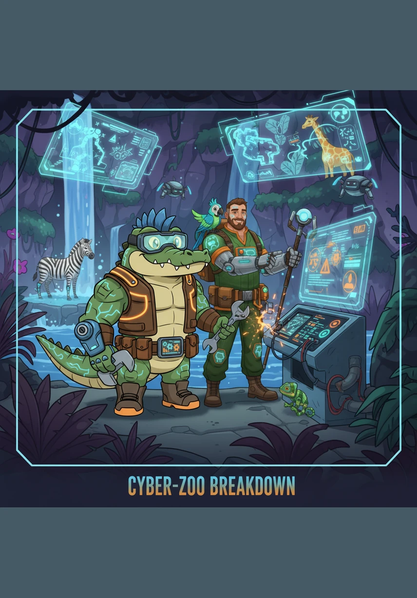 They carefully laid down special underfloor heating pipes and hung powerful infrared heaters from the ceiling. The enclosure began to glow with a soft, inviting orange light as the heaters hummed to life.