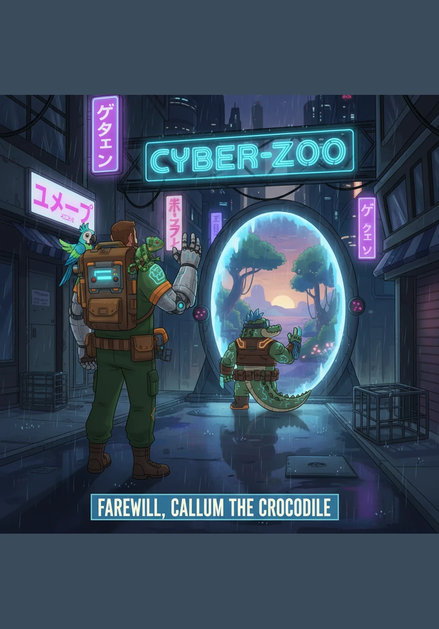 Zookeeper Ben waved goodbye, feeling very proud of his high-tech tool. He realized that by using his sensors, he could make every animal in the zoo feel just as comfortable and happy as the crocodiles.