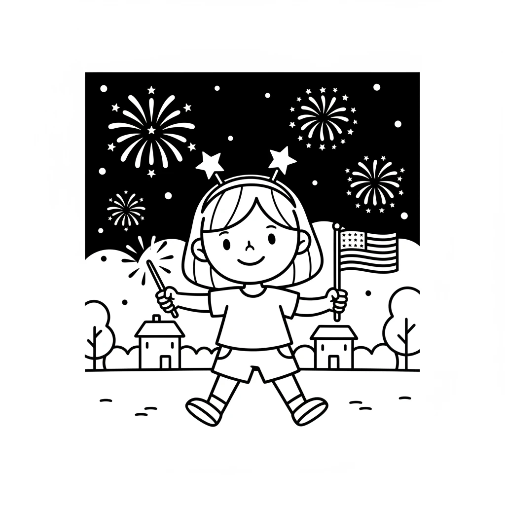 4th of july coloring pages