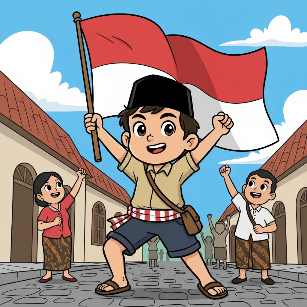 Jepang menguasai Hindia Belanda dengan cepat. Bendera Merah Putih dikibarkan oleh beberapa orang, berharap Jepang akan membebaskan mereka dari penjajahan Belanda.