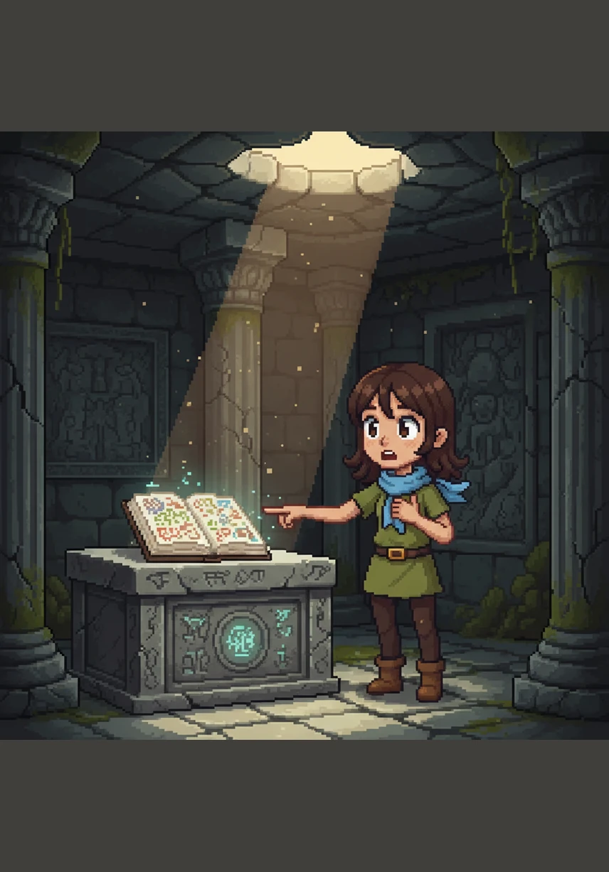 Inside, she finds herself surrounded by ancient bronze cauldrons decorated with mysterious, swirling patterns. These heavy vessels from the Shang Dynasty look like they hold the secrets of forgotten ceremonies and legendary kings.