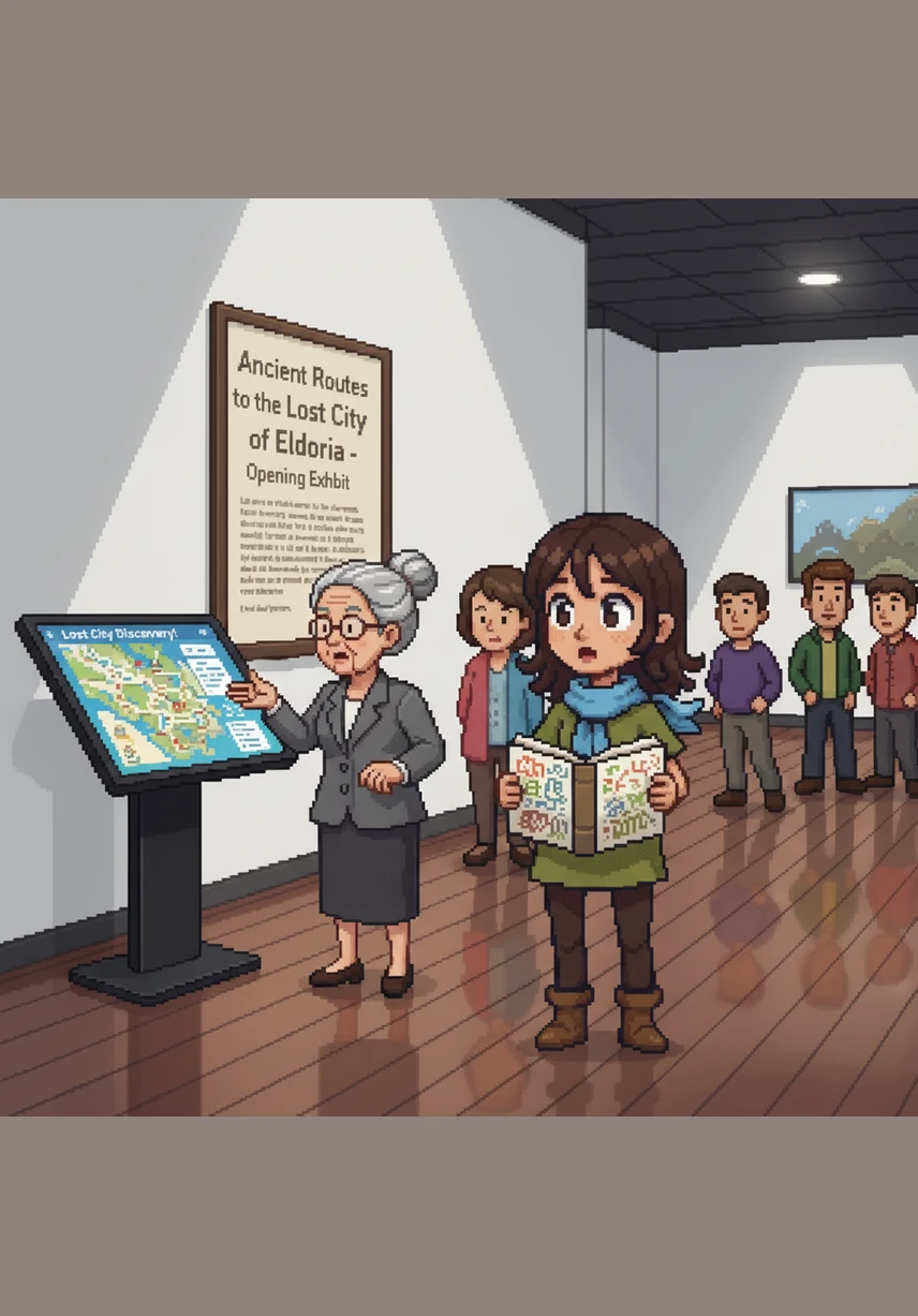 The modern history section is filled with bright colors and powerful images of a changing nation. Arujan sees how the spirit of the people has evolved, blending ancient traditions with the energy of the future.