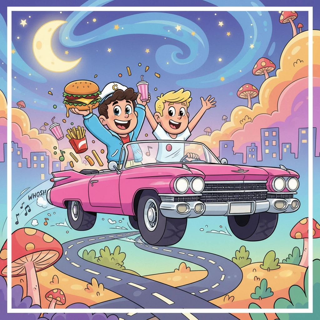 Ole og Hansi's Cadillac Eventyr - Adventure stories