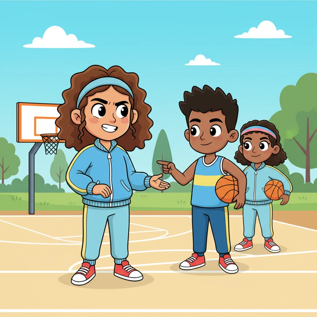 Nadia, undeterred by the pressure, confidently asks about the stakes if she misses. Tae-oh declares she'll be his personal ball-retriever for a whole month. With a determined grin and rolled-up sleeves, Nadia accepts, ready to prove him wrong.