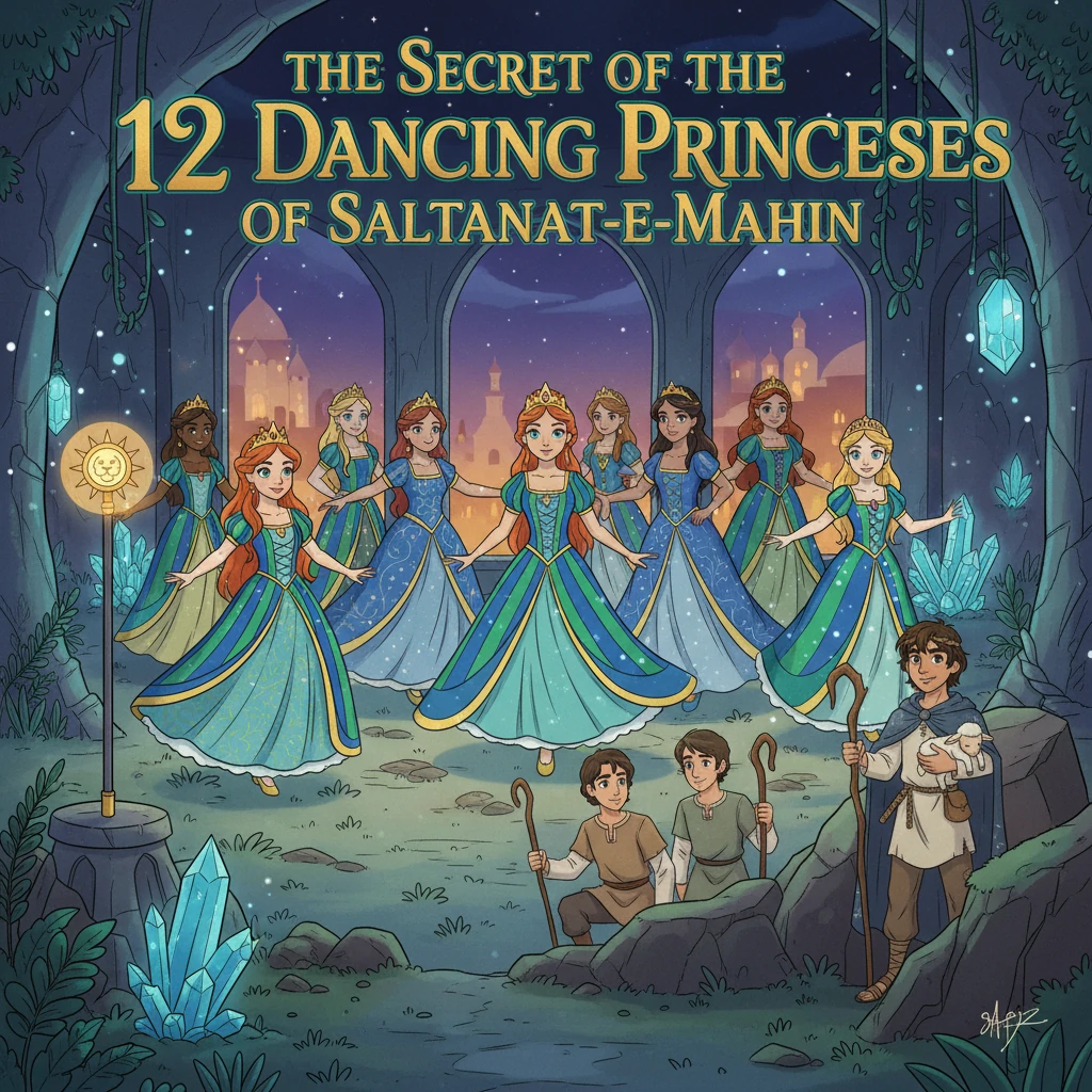 The Secret of the 12 Dancing Princesses of Saltanat-e-Mahin - Fairy tales