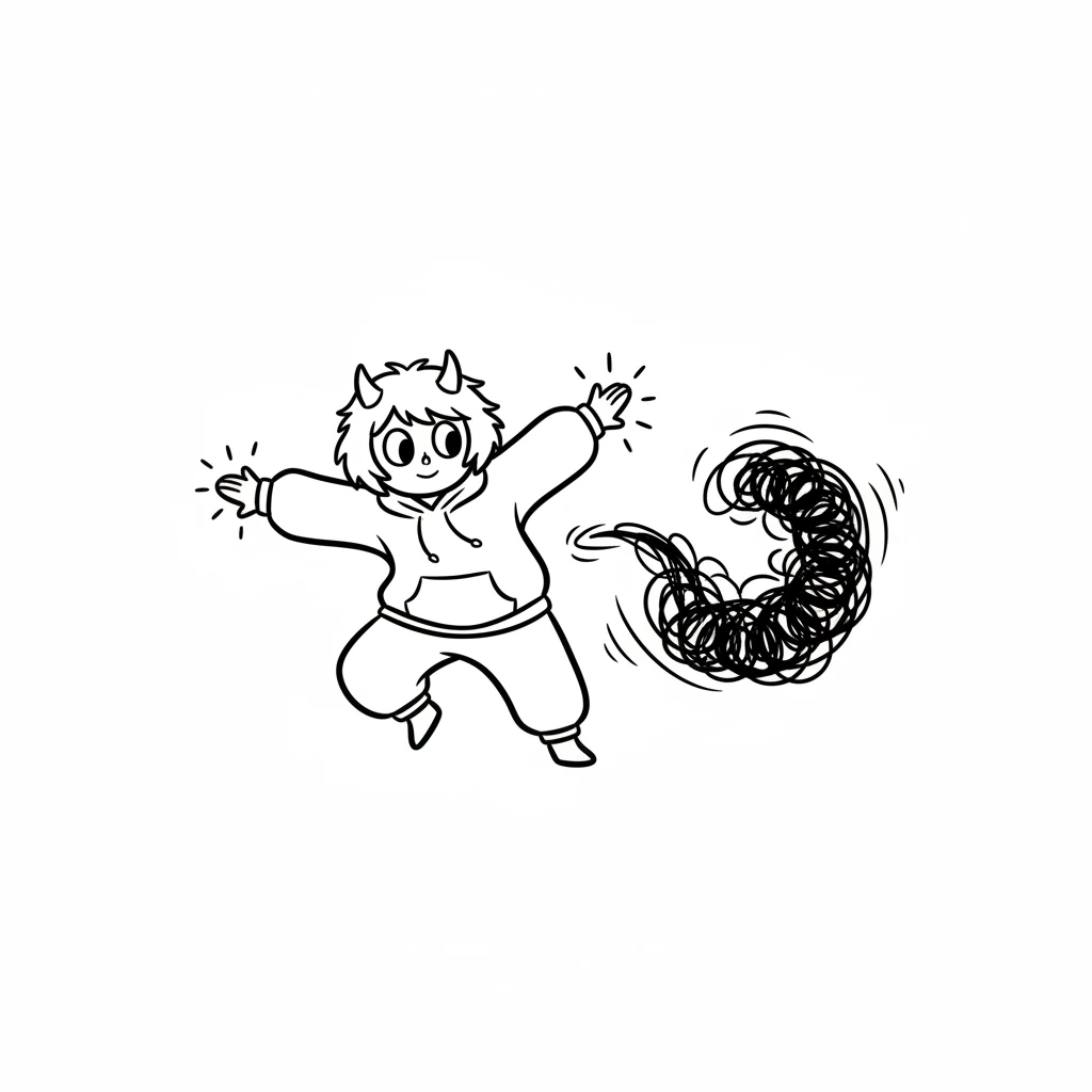 Starla steps forward and begins to dance. Each move creates a tiny burst of light. The shadowy swirl shies away a little. Her energy is bright and strong.