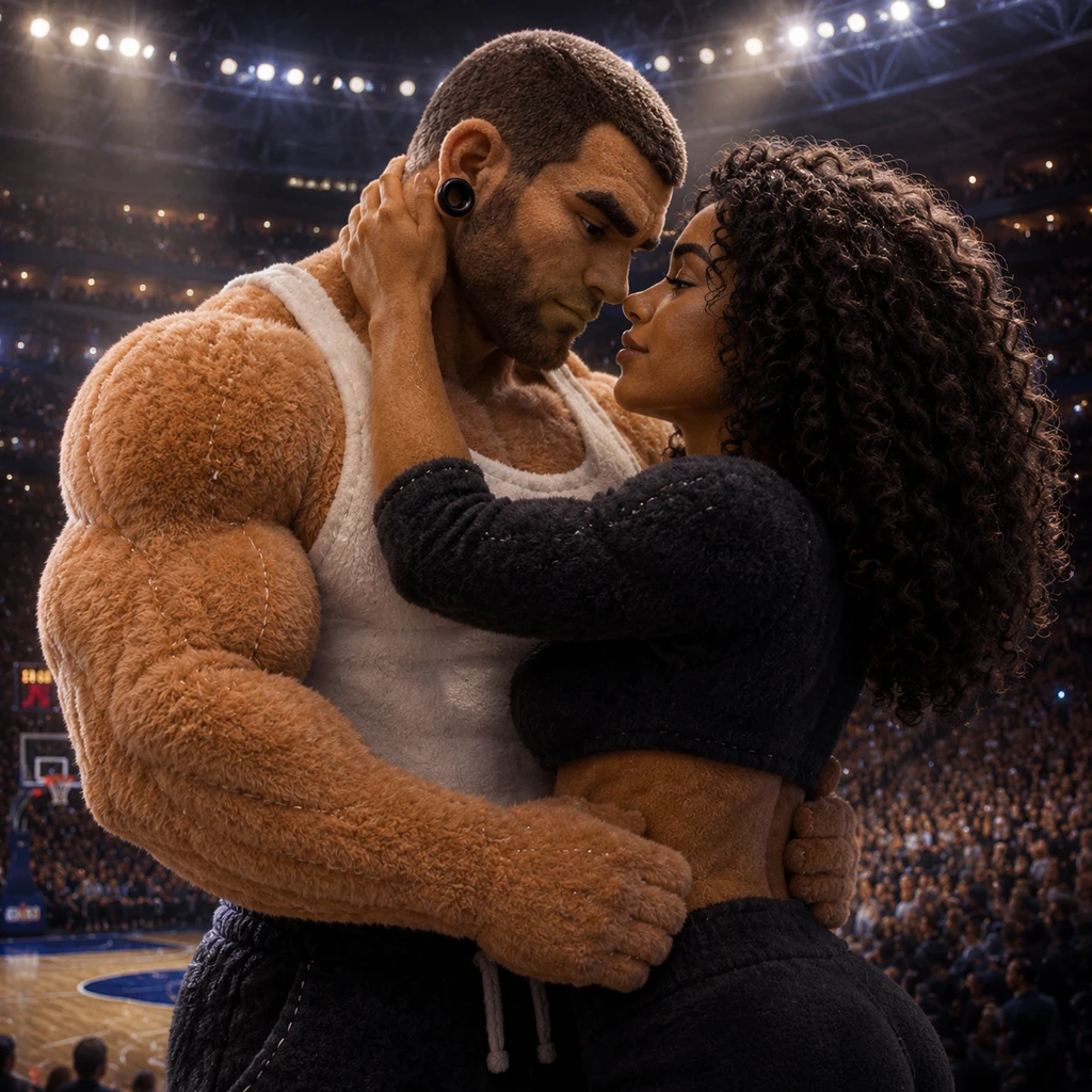 Caught on the Kiss Cam - love