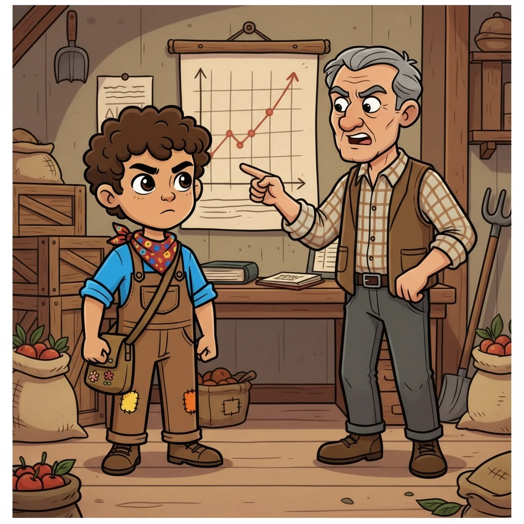 A dispute arose over Mateo's wages. Mr. Henderson insisted he hadn't met the production quota, and refused to pay him the agreed-upon amount. Mateo stood his ground, his voice shaking but firm, defending his honest labor.