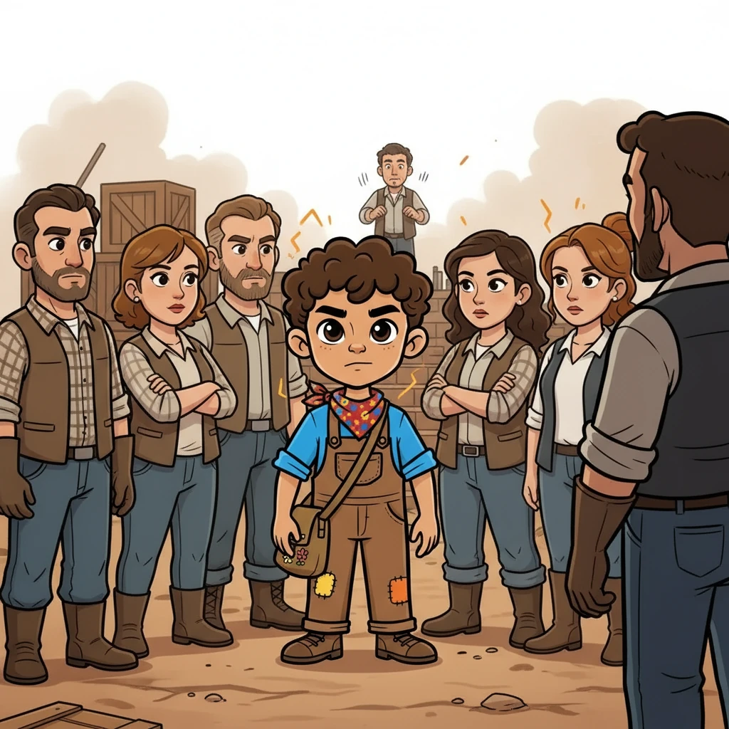 Other workers, witnessing the injustice, rallied around Mateo. They stood together, a united front against the unfair treatment. The air crackled with tension as they demanded fair compensation for their efforts.