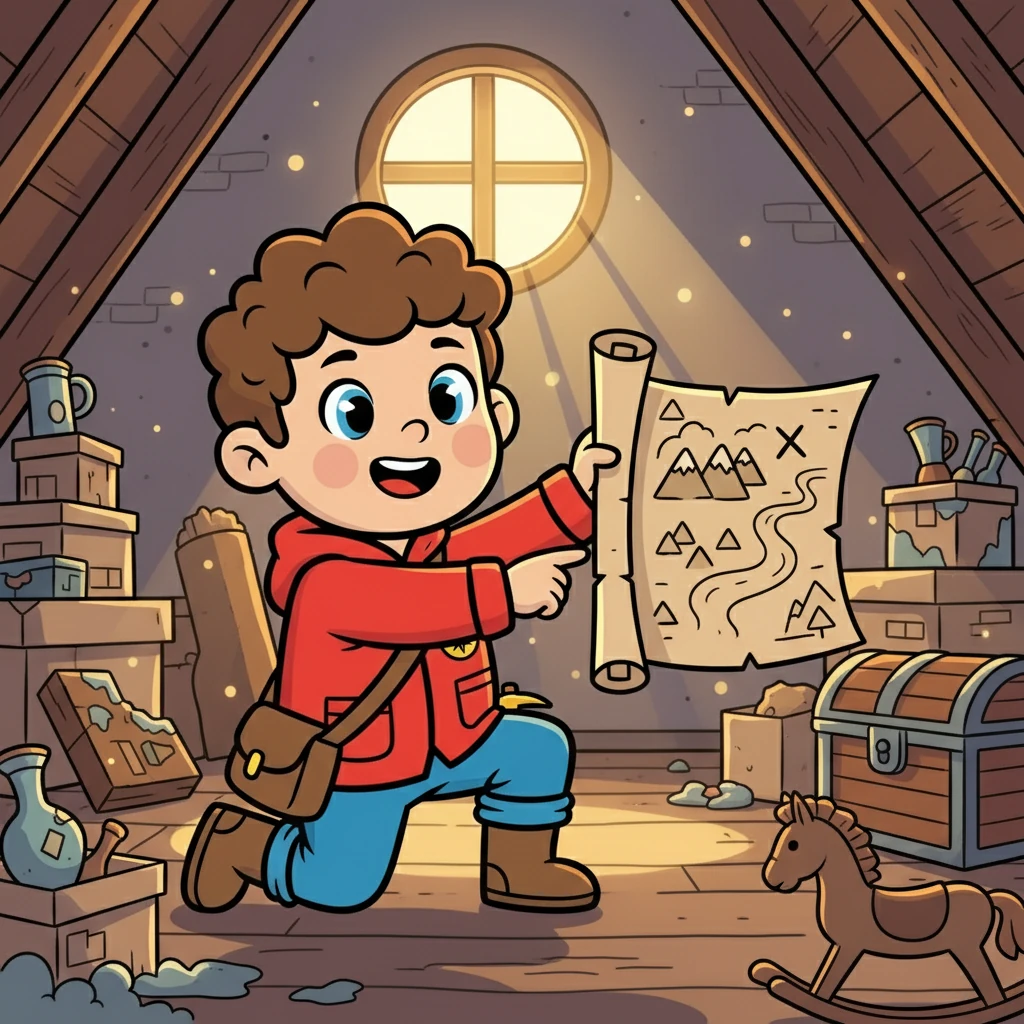 Um dia, Ricardo encontrou um mapa antigo, indicando a localização de um tesouro escondido. Seus olhos brilharam de esperança, e ele decidiu partir em busca da fortuna.