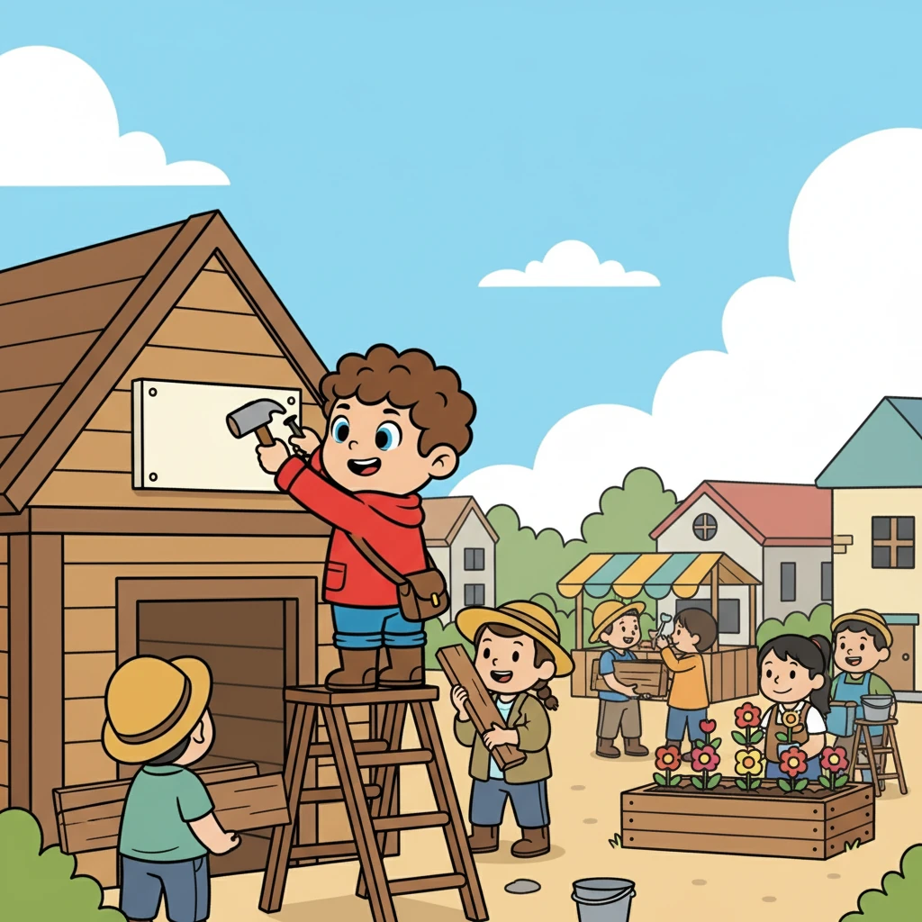 Ele retornou à sua vila, transformado. Ricardo começou a trabalhar para ajudar sua comunidade e a construir um futuro melhor para todos.