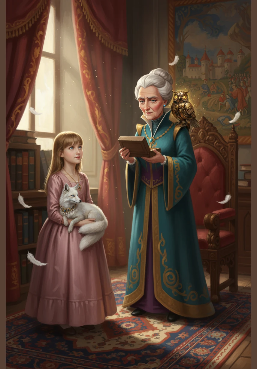 The old Queen was skeptical but remained silent, deciding instead to prepare a secret test in the guest chambers to find the truth. She went into the bedroom and placed a single, small green pea at the very bottom of the bed frame where Eva would sleep.