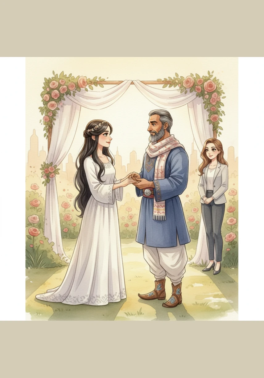 Under the golden sun, they stood together and said their vows, officially becoming husband and wife. It was a day of celebration, marking the beginning of a lifelong commitment built on trust and devotion.