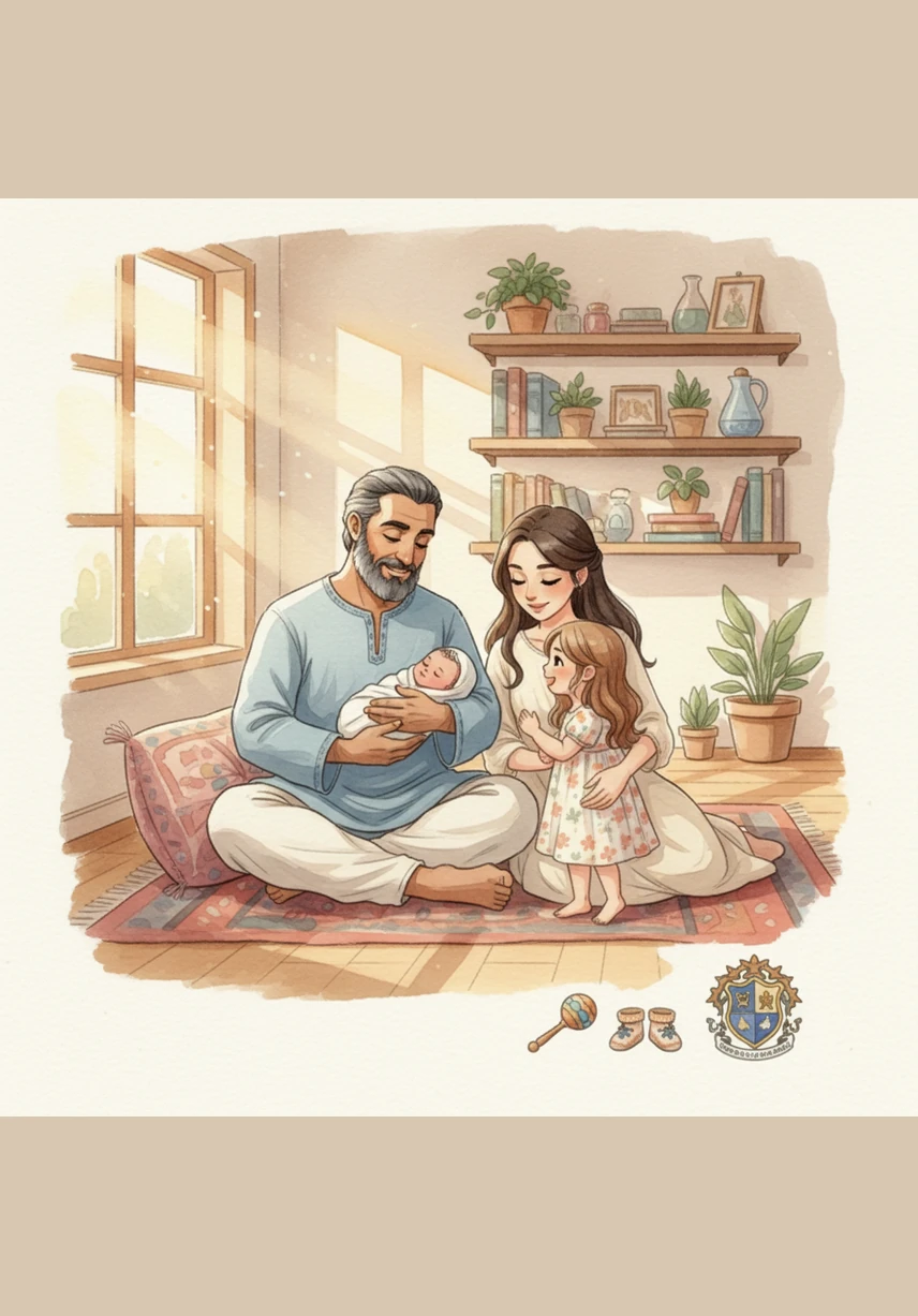 Their family grew with the arrival of their daughter, Hana, followed by their son, Ayaan, filling their home with laughter. These children became the legacy of their love, the beautiful completion of Omar’s life cycle.
