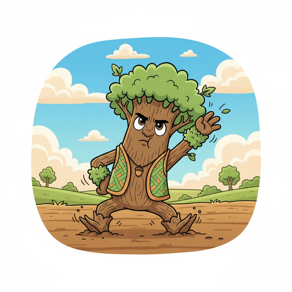 Pip stretched its smallest leaves towards the sky, wiggling its roots, trying desperately to sprout faster. It felt a little grumpy, wondering why growing took such a very, very long time.