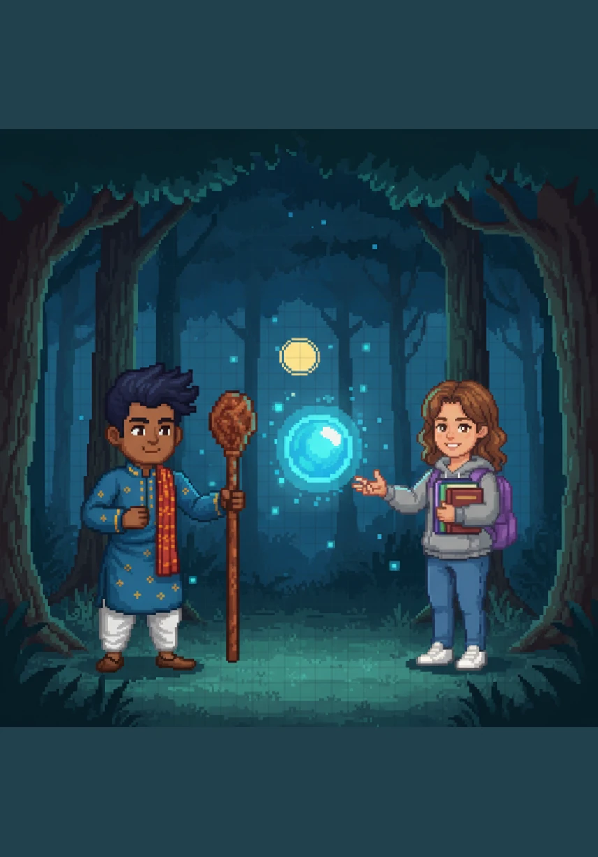 A blue city bus pulls up to the curb, and Tharun gallantly gestures for Ananya to board first like a responsible hero. They find seats together, with Ananya taking the window seat as their long-awaited journey toward the Isha Foundation finally begins.