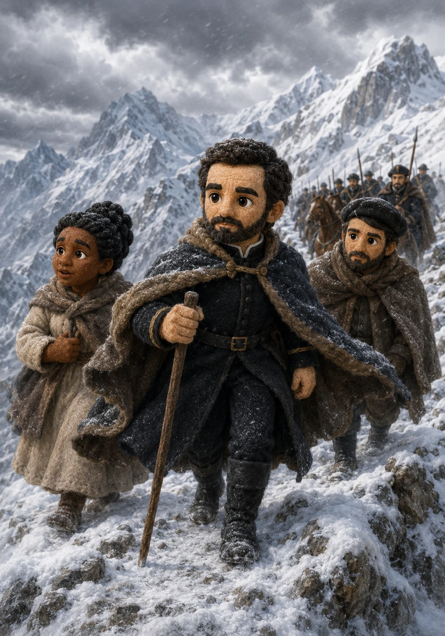 One of his most daring feats was leading his army across the seemingly insurmountable, snow-capped Andes Mountains. Enduring bitter cold and treacherous paths, they surprised the Spanish forces on the other side, achieving a crucial victory at the Battle of Boyacá.