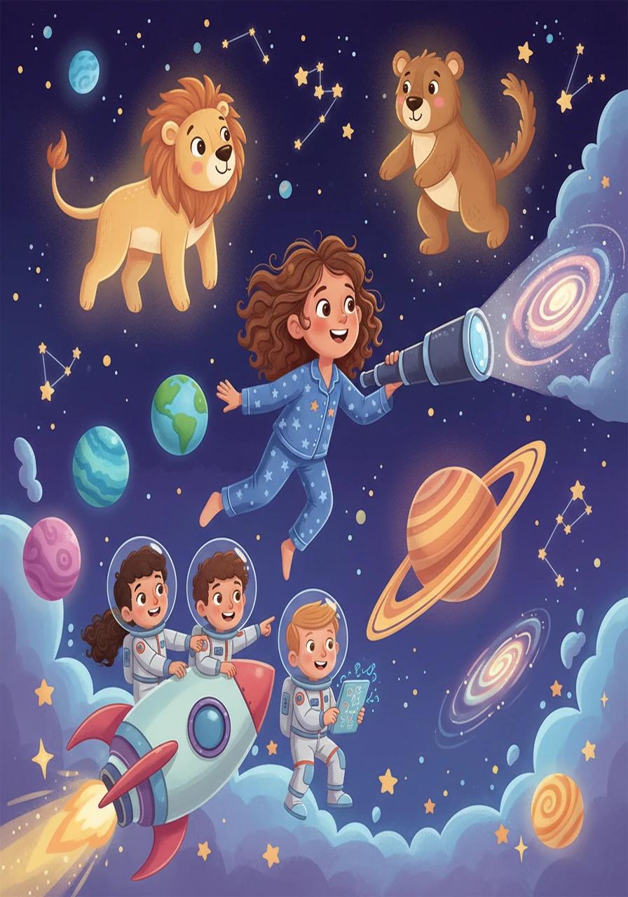 Emma learned about constellations, planets, and the wonders of the universe. She discovered that space travel required bravery, intelligence, and teamwork. The experience broadened her horizons, quite literally.