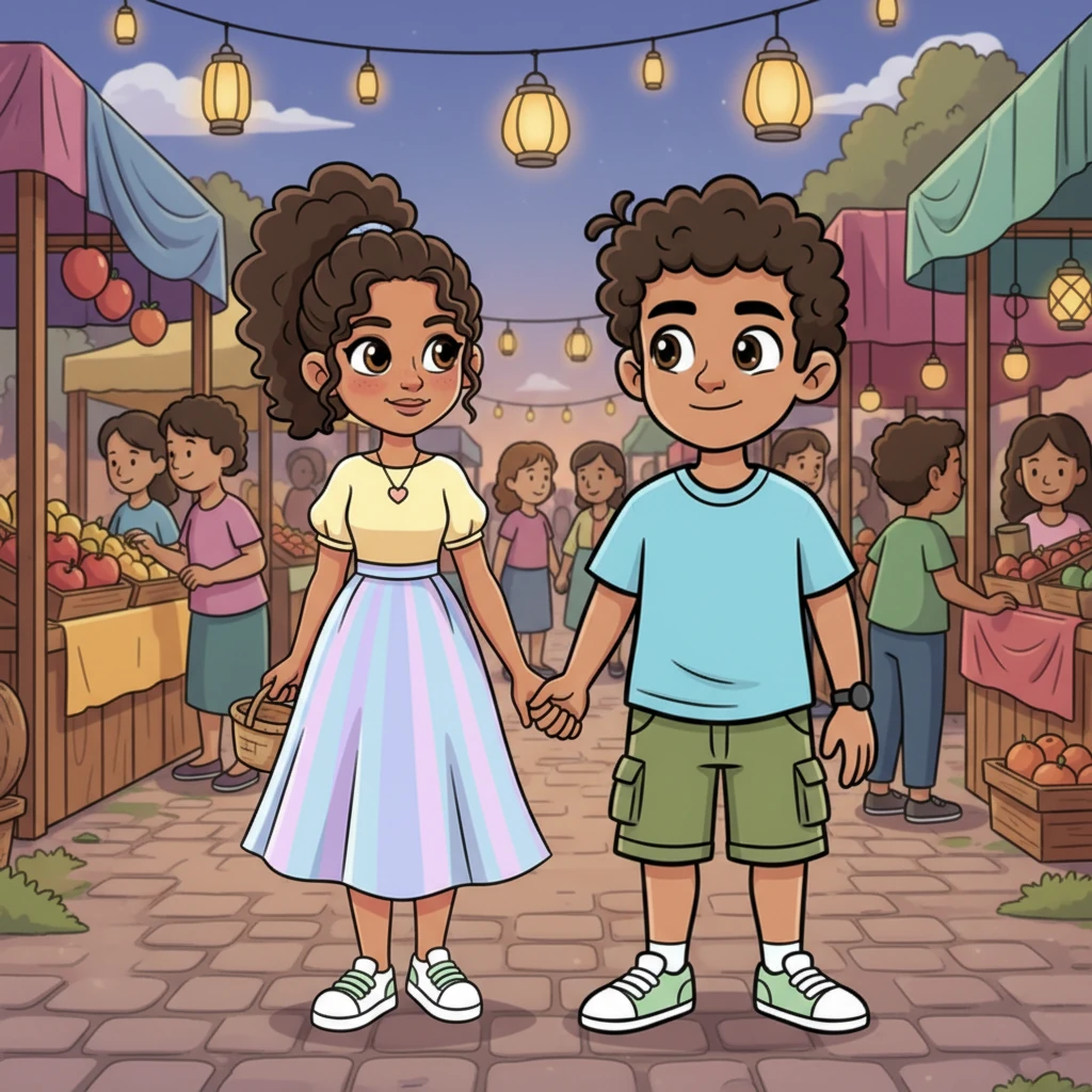 They were still far from a passionate love, but a comfortable rhythm had begun to form between them, built on respect and quiet understanding. As they walked through the bustling market one evening, their hands brushed, and then, almost without thought, their fingers intertwined, a silent, tender promise of a future they were slowly, gently, building together.