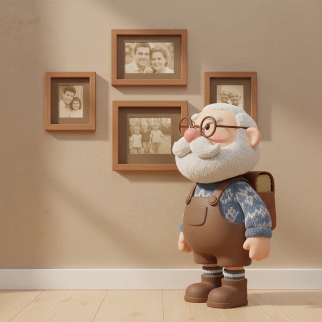 Leonardo osserva le foto di famiglia appese al muro del corridoio, ora con occhi completamente diversi, intrisi di una nuova consapevolezza. Vede non solo i volti sorridenti e le pose felici, ma anche le storie non raccontate, i sacrifici silenziosi e gli amori nascosti che hanno plasmato la loro esistenza. Ogni ruga, ogni espressione e ogni sguardo assume un nuovo, profondo significato.