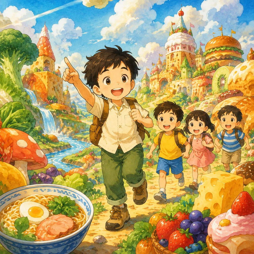 小乐的美食大冒险 - educational