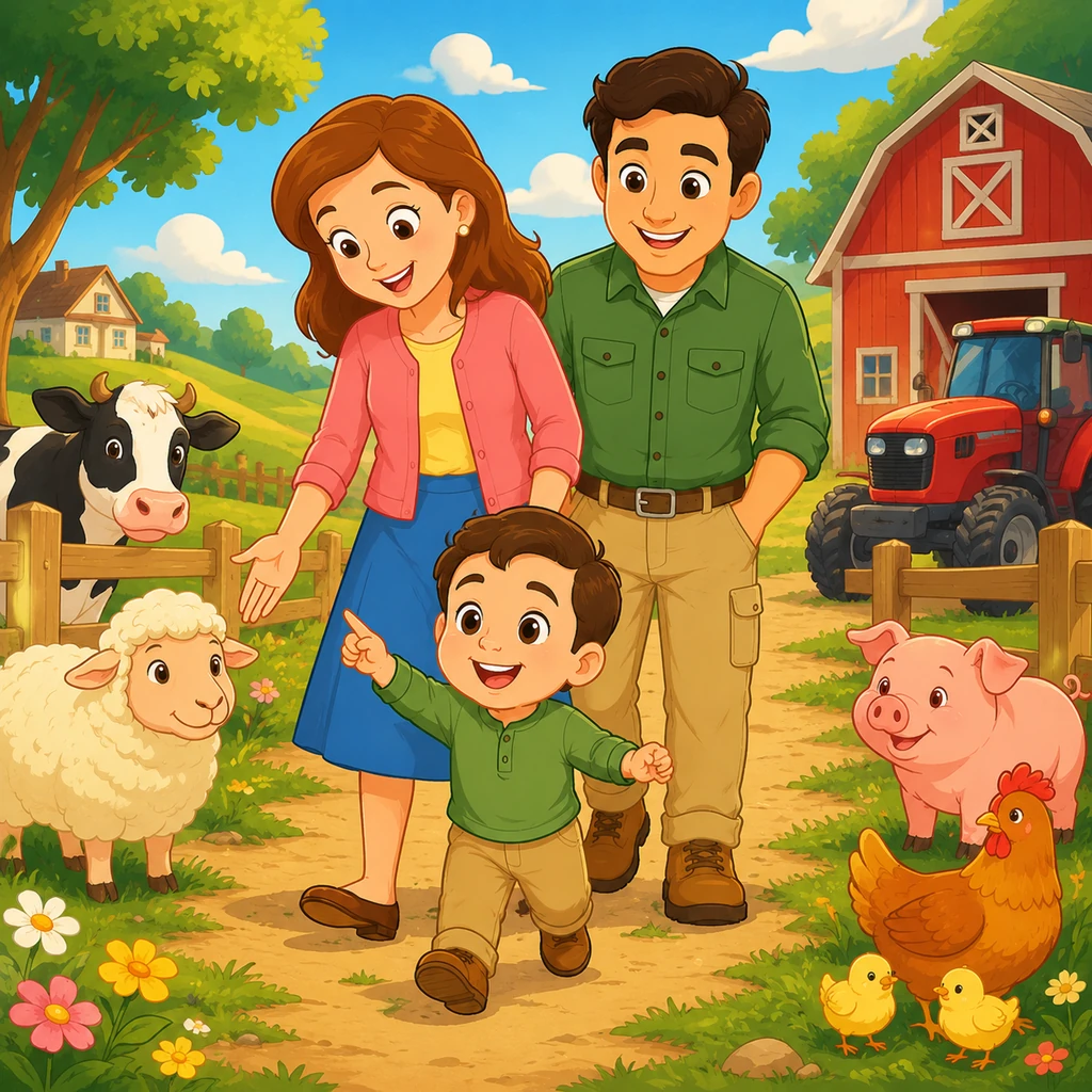 Leo's Sunny Farm Day