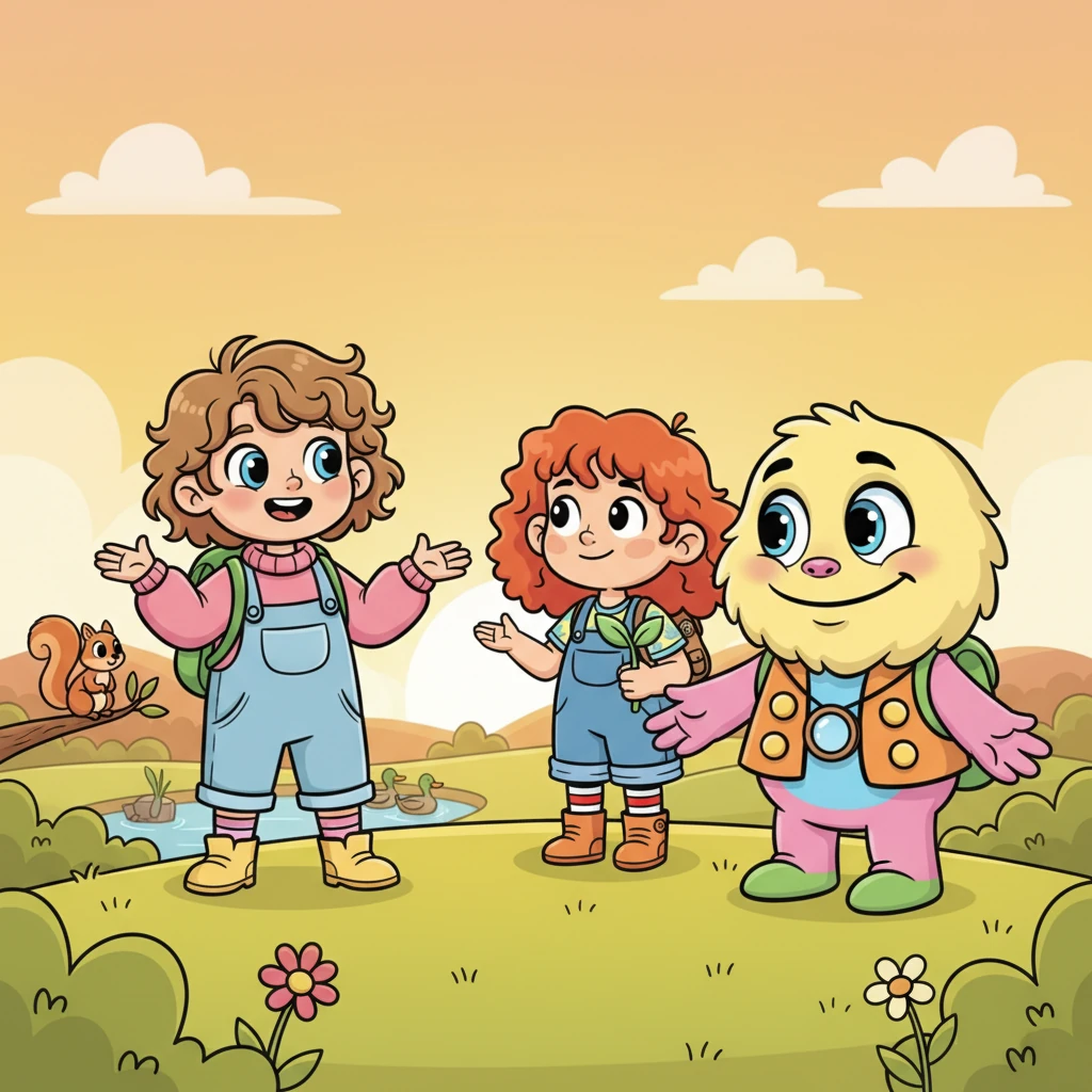 Pod koniec dnia, wszyscy zebrali się, by podzielić się swoimi ulubionymi momentami. Marysia opowiadała o śmiesznej wiewiórce, a Mikołaj o spokojnych kaczuszkach. Wszyscy zgodzili się, że natura jest niesamowita i pełna niespodzianek.