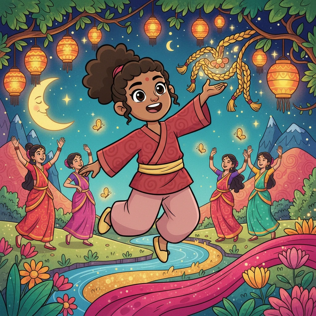 Paru and the Chulthi: A Teej Tale - family