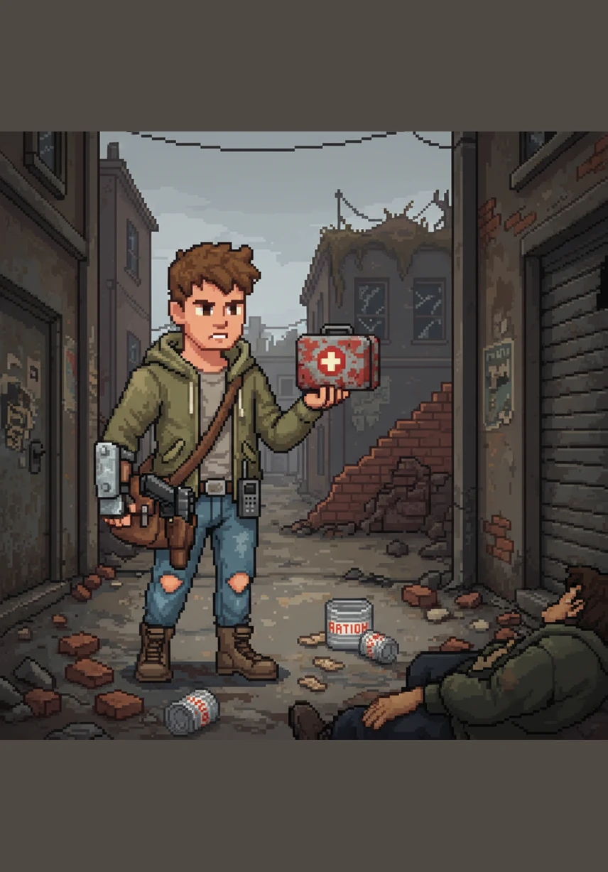 In the distance, the city skyline glitters like a dream, but Marcus is focused on the cracked pavement and the sound of a lone siren echoing through the alley. He knows the difference between the postcard version of this city and the one that breathes beneath his feet.